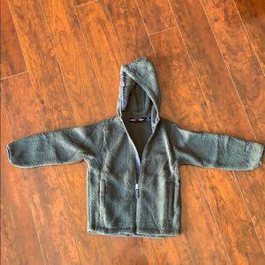 NWT Moss Green Boys Pile Jacket Small (6/7)